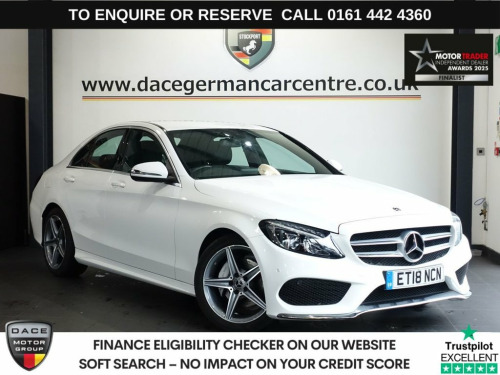 Mercedes-Benz C-Class C200 2.0 C200 AMG Line Saloon 4dr Petrol G-Tronic+ Euro