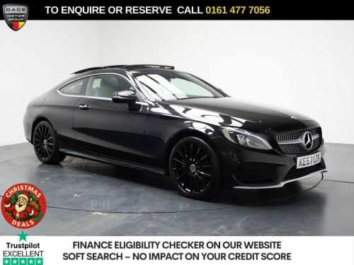 Mercedes-Benz C-Class C200 2.0 C200 AMG Line (Premium) Coupe 2dr Petrol G-Tro