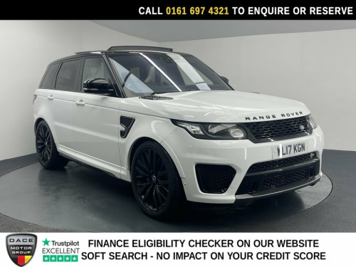 Land Rover Range Rover Sport  5.0 V8 SVR SUV 5dr Petrol Auto 4WD Euro 6 (s/s) (5 