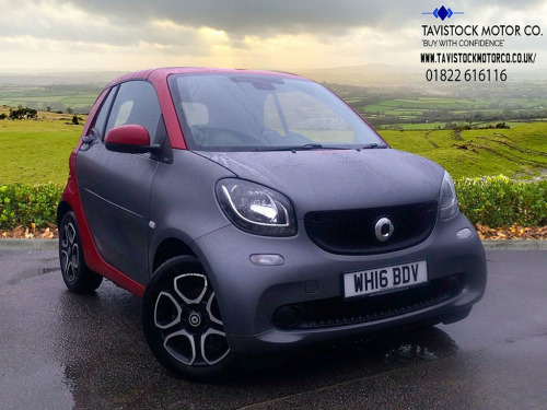 Smart fortwo  1.0 Prime (Premium) Cabriolet 2dr Petrol Twinamic  