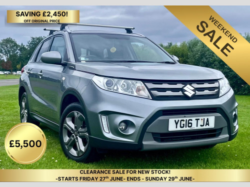 Suzuki Vitara  1.6 SZ-T SUV 5dr Petrol Manual Euro 6 (s/s) (120 ps)