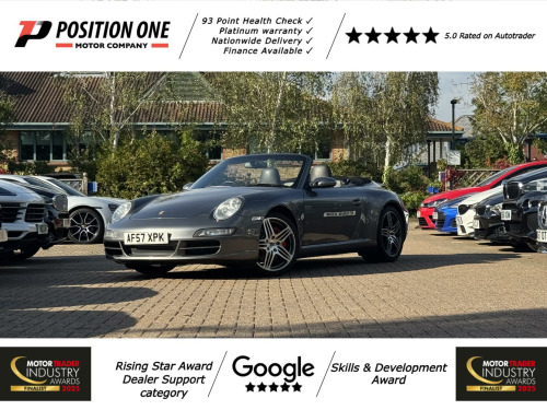 Porsche 911  3.8 997 Carrera 4S Cabriolet 2dr Petrol Manual AWD (285 g/km, 350 bhp)