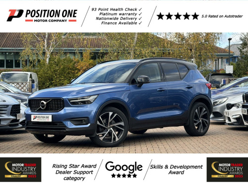 Volvo XC40  2.0 T4 R-Design Pro SUV 5dr Petrol Auto AWD Euro 6 (s/s) (190 ps)