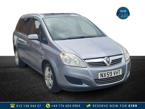 Vauxhall Zafira  1.8 ACTIVE 5d 138 BHP 7 Seats_History_Low Miles_MOT_1.8L
