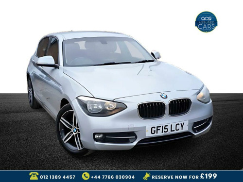 BMW 1 Series  2.0 118d Sport Hatchback 5dr Diesel Auto Euro 5 (s/s) (143 ps) Auto_£35 Tax