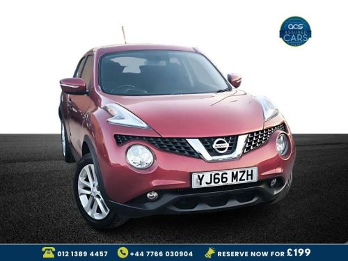 Nissan Juke  1.5 dCi Acenta SUV 5dr Diesel Manual Euro 6 (s/s) (110 ps) £20 Tax_Low Mile