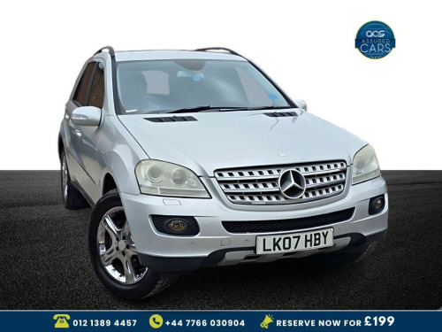Mercedes-Benz M-Class ML350 3.5 ML350 Sport SUV 5dr Petrol 7G-Tronic (275 g/km, 272 bhp) Auto_Low Miles