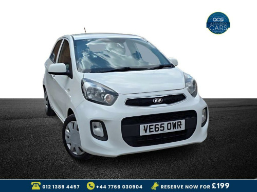 Kia Picanto  1.0 1 Hatchback 5dr Petrol Manual Euro 6 (65 bhp) £20 Tax_Low Miles_1.0L_Pe