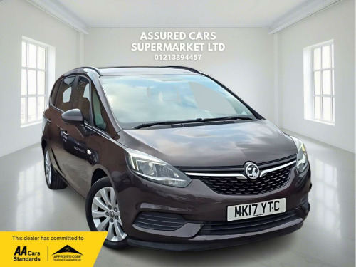 Vauxhall Zafira Tourer 1.4i Turbo Design MPV 5dr Petrol Auto Euro 6 (140 ps) Auto_7 Seats_1.4L_Pet