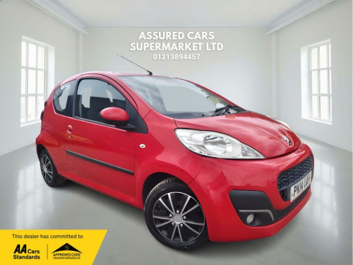 Peugeot 107  1.0 12V Active Hatchback 3dr Petrol 2 Tronic Euro 5 (68 ps) Auto_£20 Tax_Lo