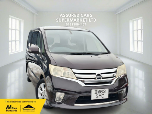 Nissan Serena  8 SEATER AUTOMATIC HYBRID 2.0L 5dr Auto_8 Seats_Hybrid_LowMiles_Ulez 