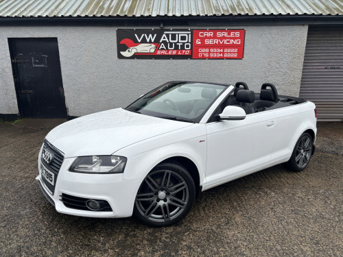 Audi A3 Cabriolet  1.6 TDI S line Convertible 2dr Diesel Manual Euro 5 (s/s) (105 ps)