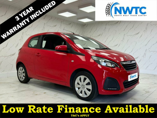 Peugeot 108  1.0 Active Hatchback 3dr Petrol Manual Euro 6 (68 