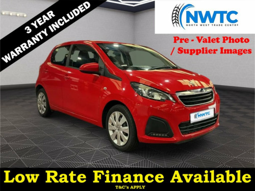 Peugeot 108  1.0 Active Hatchback 5dr Petrol Manual Euro 6 (68 