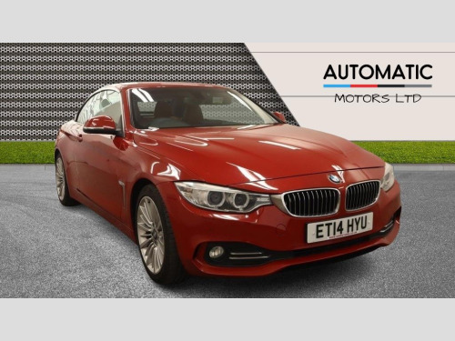 BMW 4 Series  2.0 420d Luxury Convertible 2dr Diesel Auto Euro 6 (s/s) (184 ps)