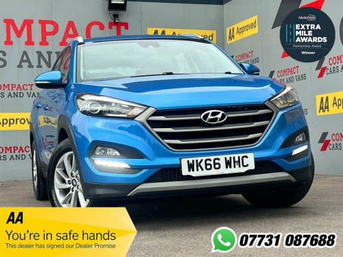 Hyundai Tucson  1.7 CRDi Blue Drive SE Nav SUV 5dr Diesel Manual E