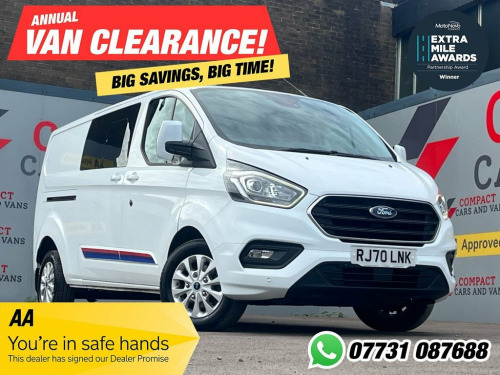 Ford Transit Custom  2.0 320 EcoBlue Limited Crew Van Double Cab 5dr Di