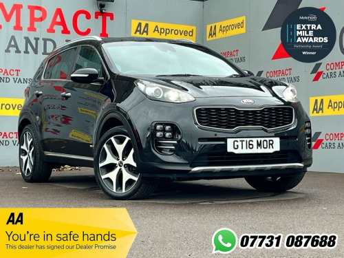 Kia Sportage  1.6 T-GDi GT-Line SUV 5dr Petrol Manual AWD Euro 6