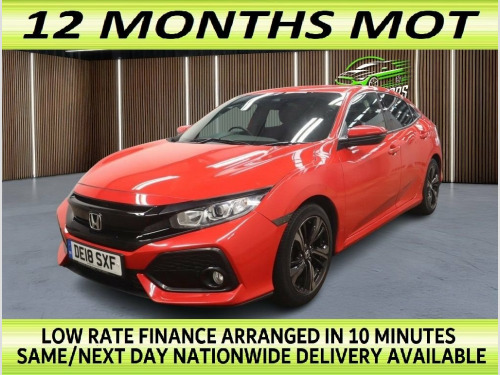 Honda Civic  1.0 VTEC Turbo SR Hatchback 5dr Petrol CVT Euro 6 