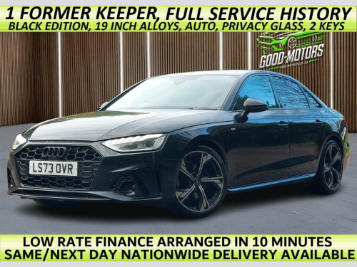 Audi A4  2.0 TFSI 35 Black Edition Saloon 4dr Petrol S Tron