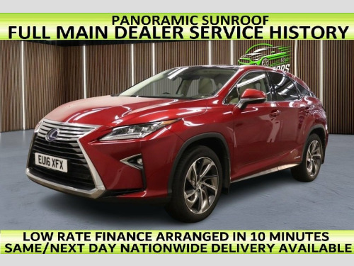 Lexus RX  3.5 450h V6 Premier SUV 5dr Petrol Hybrid CVT 4WD 