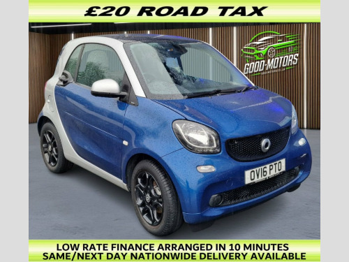 Smart fortwo  1.0 Prime (Premium) Coupe 2dr Petrol Manual Euro 6