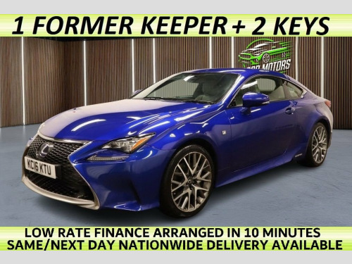 Lexus RC  2.5 300h F Sport Coupe 2dr Petrol Hybrid CVT Euro  
