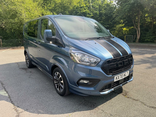 Ford Transit Custom  2.0 EcoBlue 185ps Low Roof D/Cab Sport Van Auto