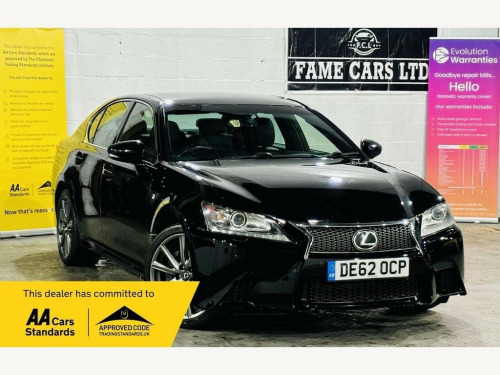 Lexus GS  2.5 250 V6 F Sport Auto Euro 5 4dr