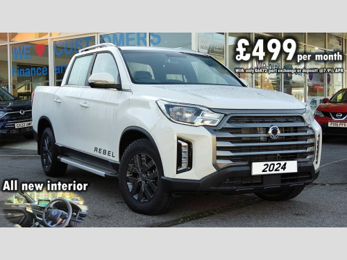 Ssangyong Musso  Double Cab Pick Up 202S Rebel 4dr Auto AWD