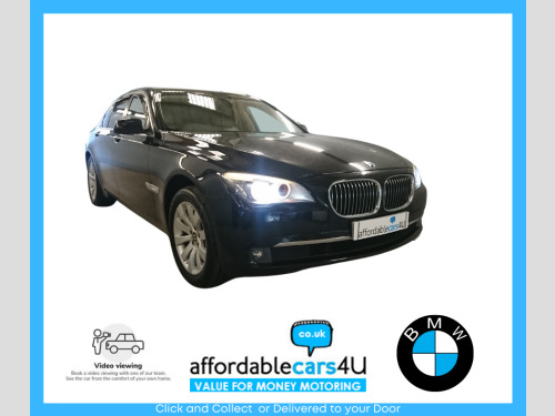 BMW 7 Series 730 730d SE 4DR AUTO IN SAPPHIRE  BLACK MET WITH CONTRASTING FULL DAKOTA OYSTER