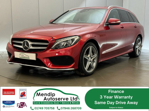 Mercedes-Benz C-Class C200 2.0 C200 AMG Line Estate 5dr Petrol 7G-Tronic+ Eur 