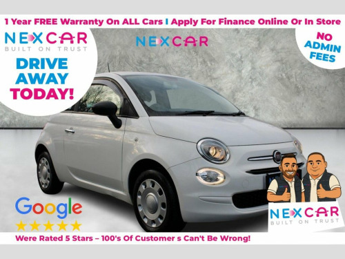 Fiat 500  1.2 Pop Hatchback 3dr Petrol Manual Euro 6 (s/s) (