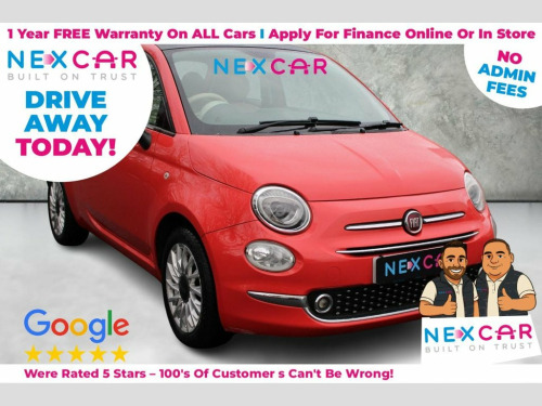 Fiat 500  1.2 Lounge Hatchback 3dr Petrol Manual Euro 6 (s/s 