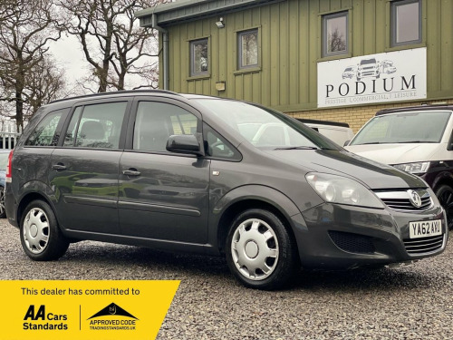 Vauxhall Zafira  1.6 16V Exclusiv Euro 5 5dr 