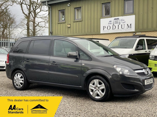 Vauxhall Zafira  1.8 16V Exclusiv MPV 5dr Petrol Manual Euro 5 (140 