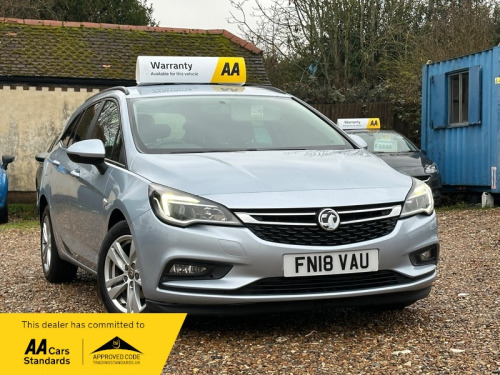 Vauxhall Astra  1.6 CDTi ecoTEC BlueInjection Tech Line Nav Sports Tourer 5dr Diesel Manual 