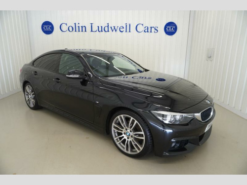 BMW 4 Series 420 420I M SPORT GRAN COUPE | Service History | Full Black leather seats | Heat