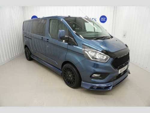 Ford Transit Custom  2.0 320 EcoBlue Limited Crew Van L2 H1 Euro 6 (6 Seat) | NO VAT | LWB | Ful