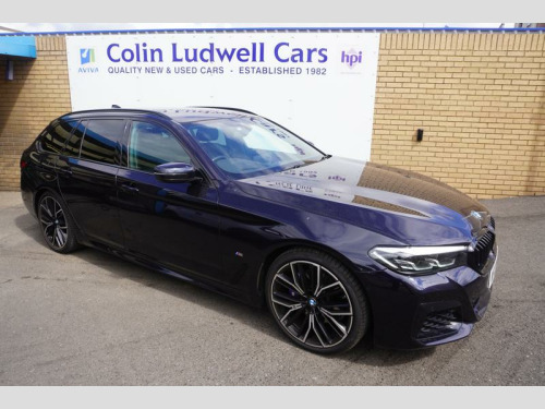 BMW 5 Series  2.0 520d MHT M Sport Touring 5dr Diesel Hybrid Steptronic | Full BMW Servic