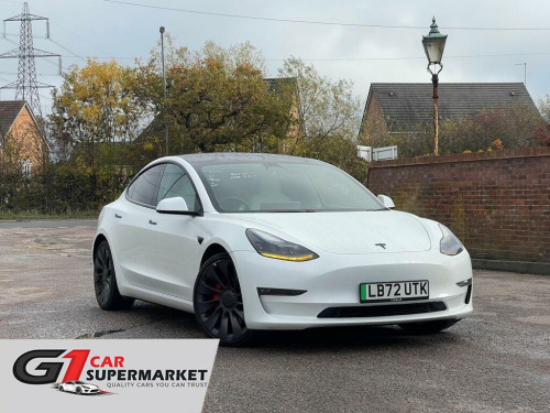 Tesla Model 3  (Dual Motor) Performance Saloon 4dr Electric Auto 4WDE (Performance Upgrade 