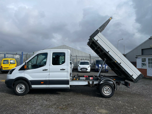 Ford Transit  2.0 350 EcoBlue Double Cab One Stop  Tipper. FSH. EURO 6.