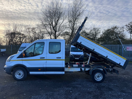 Ford Transit  2.0 350 EcoBlue. Double Cab Tipper. 52k NO VAT