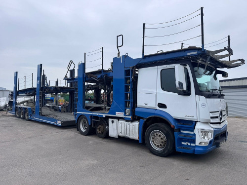 Mercedes-Benz Actros  2443 6x2 Transporter Engineering EVO 8 Car Transporter Trailer. Euro 6