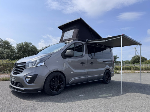 Vauxhall Vivaro  2700 SPORT CAMPERVAN. POP TOP. ELEC ROCK & ROLL BED