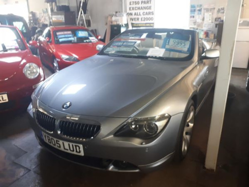 BMW 6 Series 645 645 Ci Convertible Automatic From £9,195 + Retail Package
