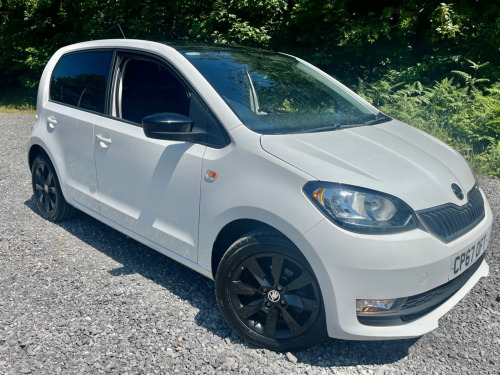 Skoda Citigo  **COLOUR EDITION**PAN ROOF-BLACK ALLOYS-5DR-BT-LOWMILES**STUNNING**