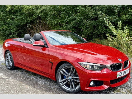 BMW 4 Series 420 420D M Sport Convertible*ONLY 20K*HK-Airscarf-Ulez-Met RED**IMPECCABLE MARQ