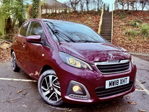 Peugeot 108  1.2*ALLURE*CAM-DAB-BT-PURPLE-FSH-2KYS-ULEZ-JUST 30K**STUNNING,BIGSPEC** 