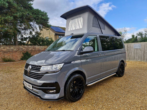 Volkswagen Camper  T6.1 TDI 150PS DSG HIGHLINE DIESEL HEATER SOLAR KIT RIB BED DELIVERY MILES 